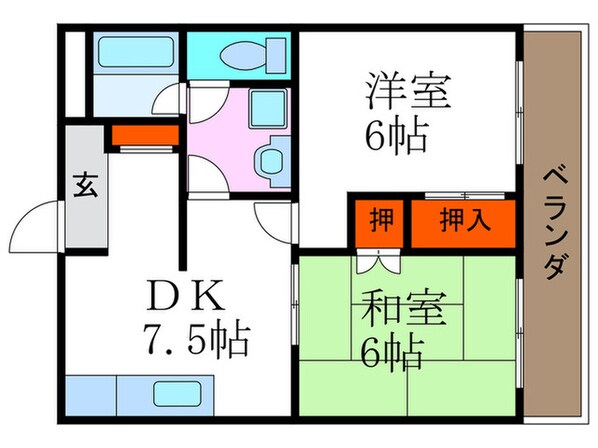 シャト－小西の物件間取画像